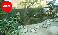 和風庭園/施工例/刈谷市 K邸　施工後の写真